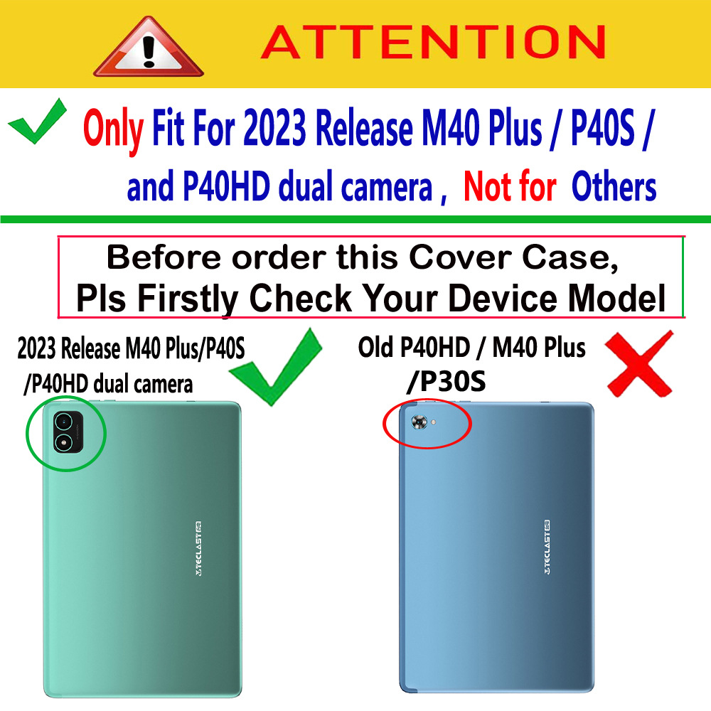 10.1" Full-Coverage Shell Magnetic Cover Protective Case for Teclast M40 Plus (2023 Released) - Image 26