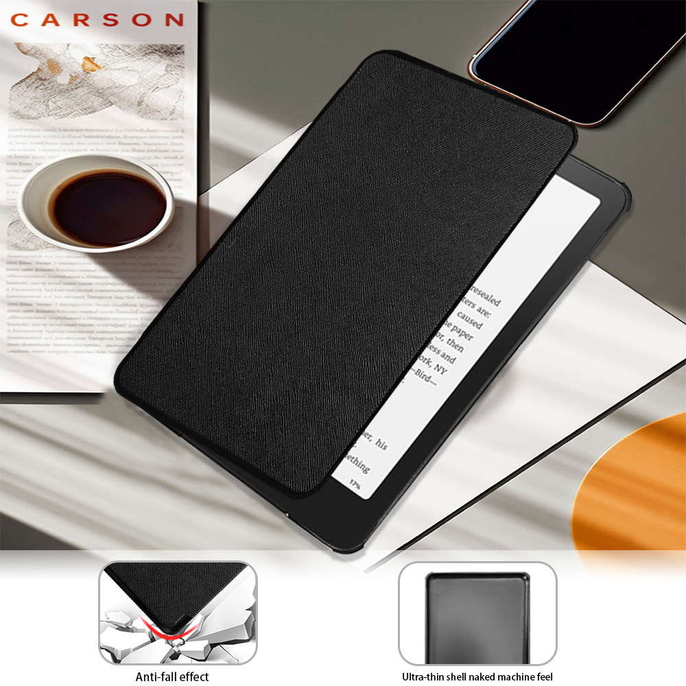 7" Flip Shell Leather Case Drop-Proof Protective Cover for 2024 Kindle Paperwhite12th - Image 4