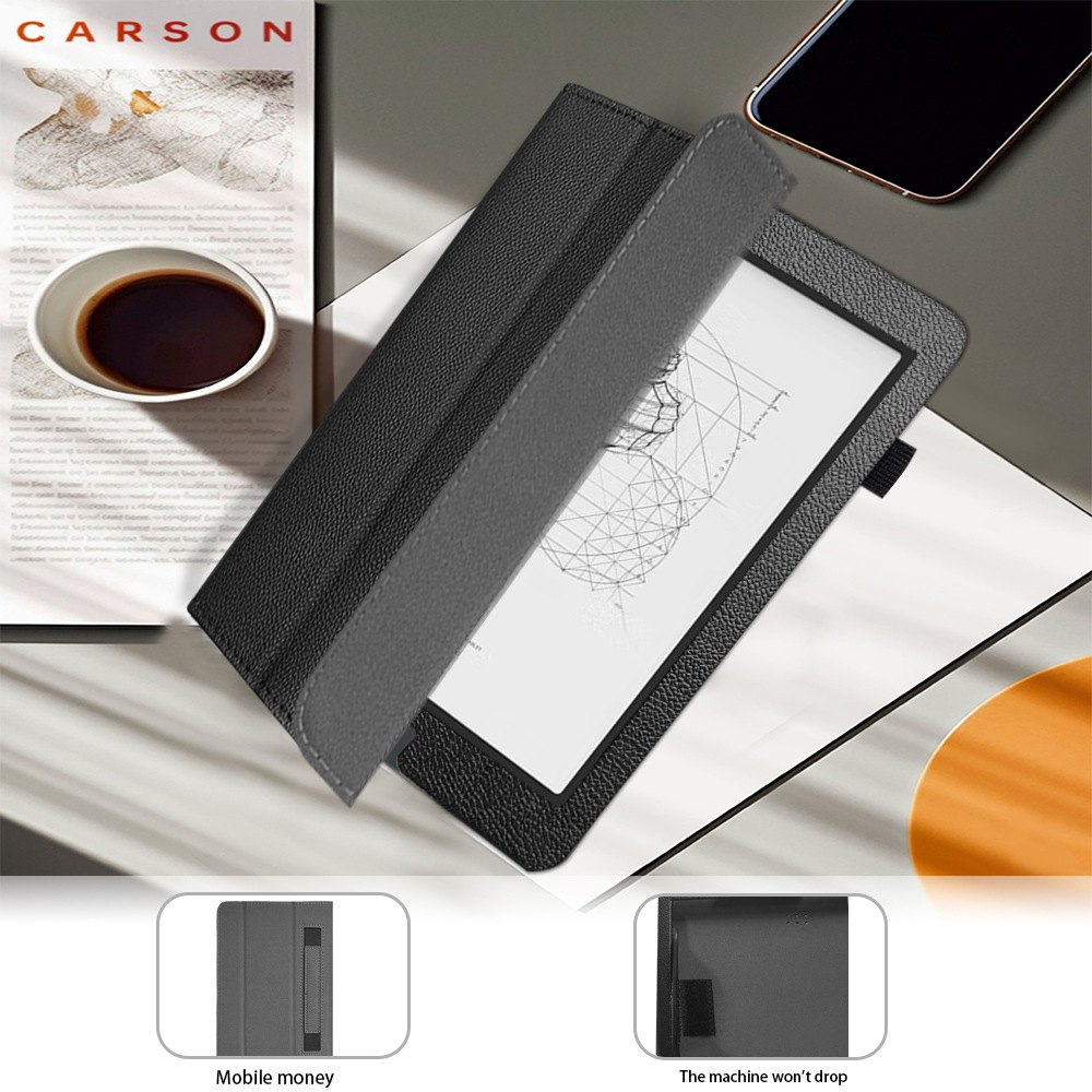 7.8" Magnetic Stand Cover Shell Protective Case with Hand Strap for Onyx Boox Kon-Tiki 1st - Image 5