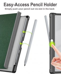 Alternative view of 10.3" Premium Magnetic Acrylic Soft Shell Folio Case for Onyx Boox Note X3 Pro (2024 version)