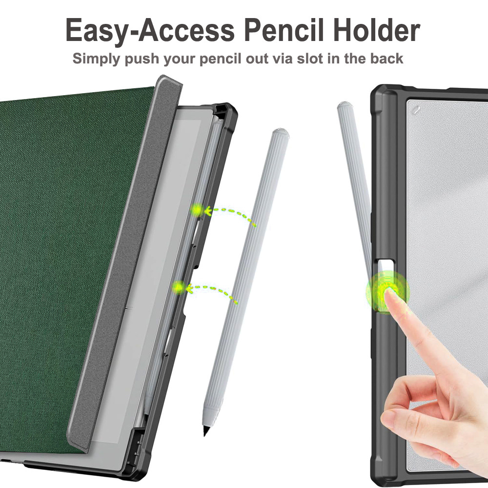 10.3" Premium Magnetic Acrylic Soft Shell Folio Case for Onyx Boox Note X3 Pro (2024 version) - Image 2