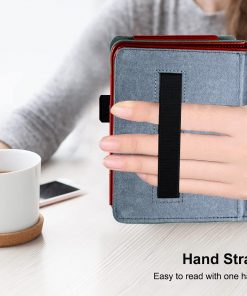 Alternative view of 6" Magnetic PU Cover Shell Protective Case with Hand Strap for Onyx Boox Vasco da Gama 1/ 2/ 3/ 4/ 5