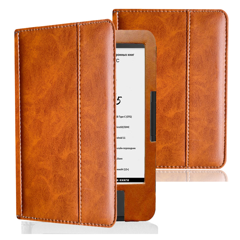 6" Magnetic PU Cover Shell Protective Case with Hand Strap for Onyx Boox Vasco da Gama 1/ 2/ 3/ 4/ 5 - Image 8