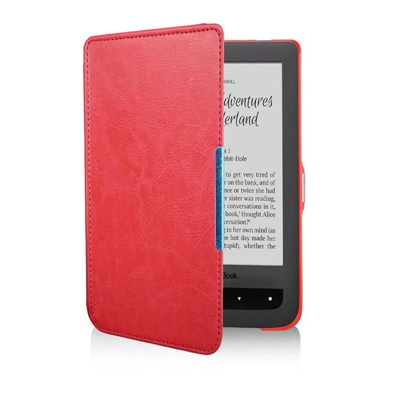 Slim Tablet Case E-reader Cover with Magnetic Closure for Pocketbook 626/624 Touch Lux 3 - Image 6