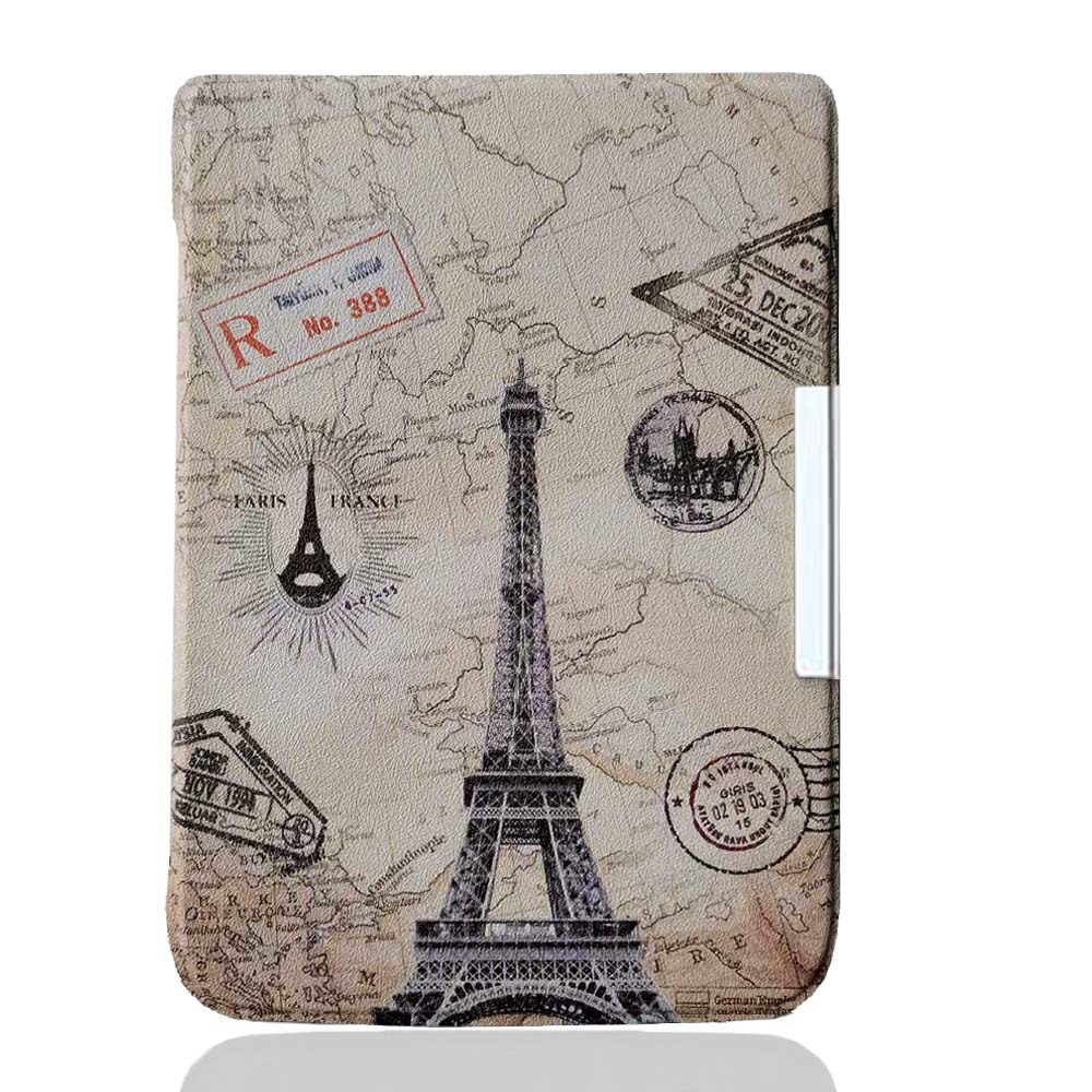 Premium 6‘’ Leather Tablet eReader Case Magnetic Sleep Cover for Pocketbook Basic Lux 2/ Touch Lux 4/ Touch HD 3 - Image 13