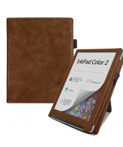 Premium 7.8" E-Reader Leather Case with Magnetic Hand Strap Cover for Pocketbook InkPad Color 2/3 PB743