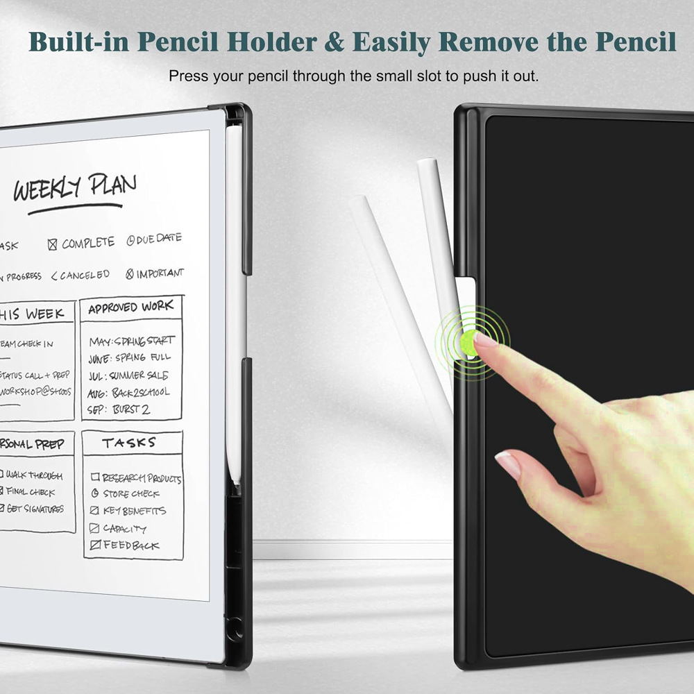 Premium 10.3" Slim Cover Tablet Case with Magnetic Closure for Remarkable 2 Paper 2020 - Image 2