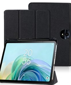 11" Magnetic Cover Leather Case Protective Shell with Pen Slot for TCL NXTPAPER 11 Gen 2