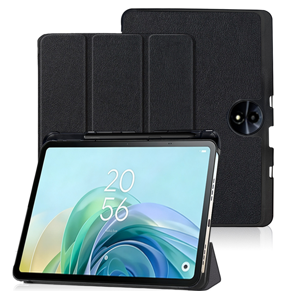 11" Magnetic Cover Leather Case Protective Shell with Pen Slot for TCL NXTPAPER 11 Gen 2