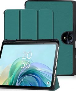 11" Magnetic Cover Leather Case Protective Shell with Pen Slot for TCL TAB 11 FE (2025 released)