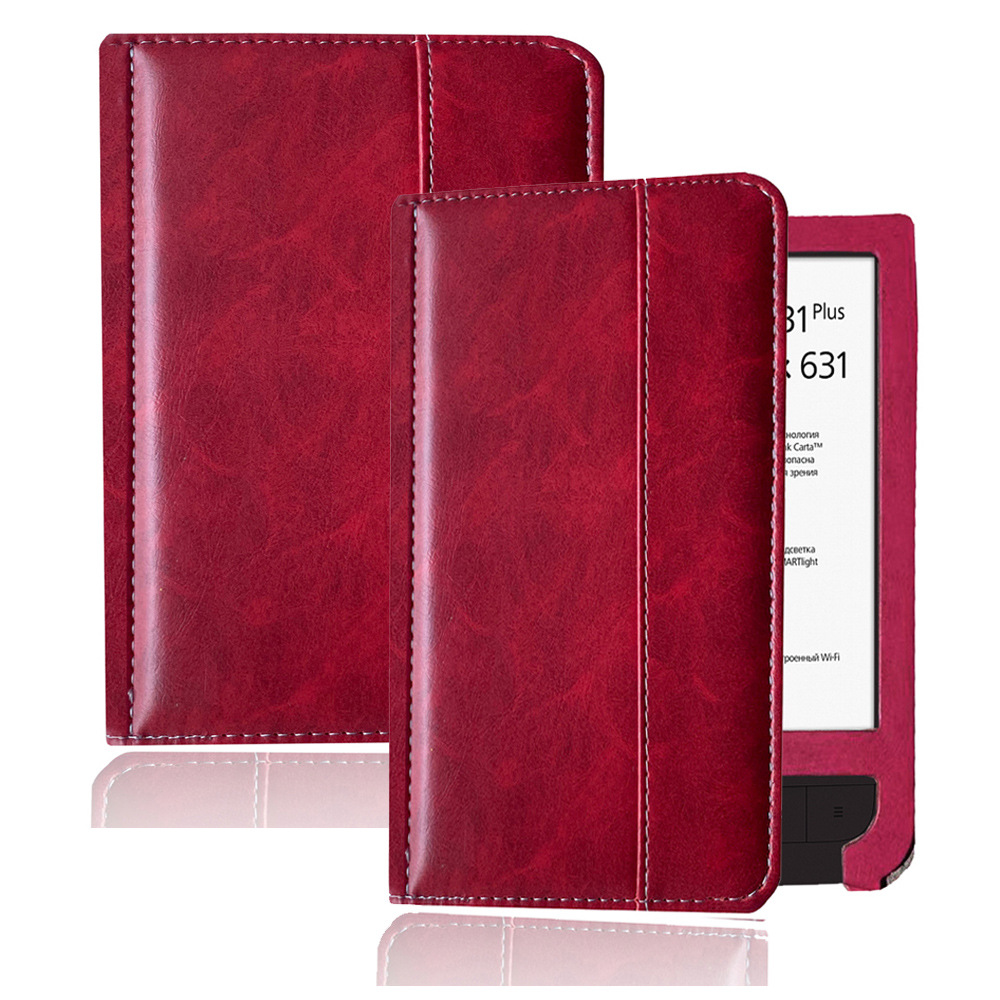 Tablet Case E-book Reader Cover with Magnetic Closure for Pocketbook Touch HD1/ HD2 PB631