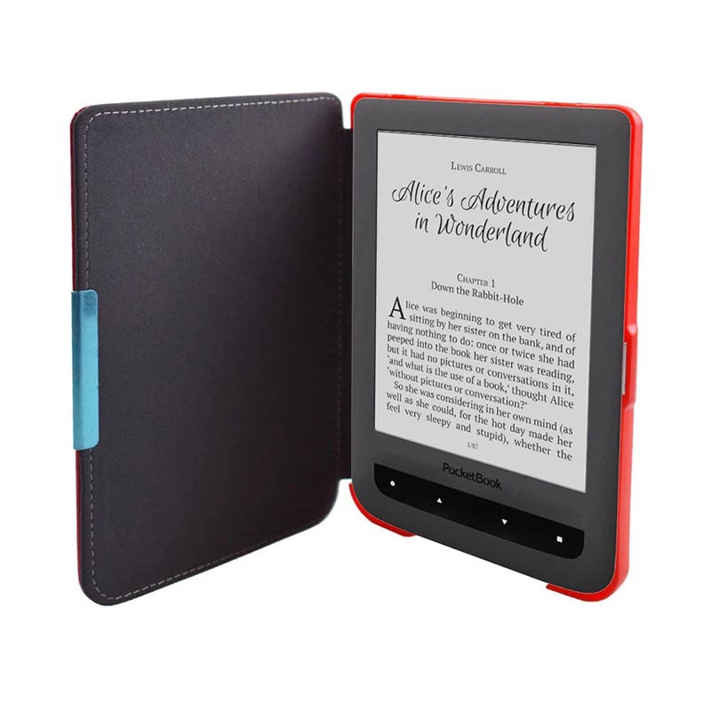 Slim Tablet Case E-reader Cover with Magnetic Closure for Pocketbook 626/624 Touch Lux 3 - Image 4