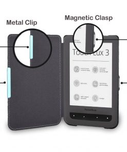 Alternative view of Slim Tablet Case E-reader Cover with Magnetic Closure for Pocketbook 626/624 Touch Lux 3