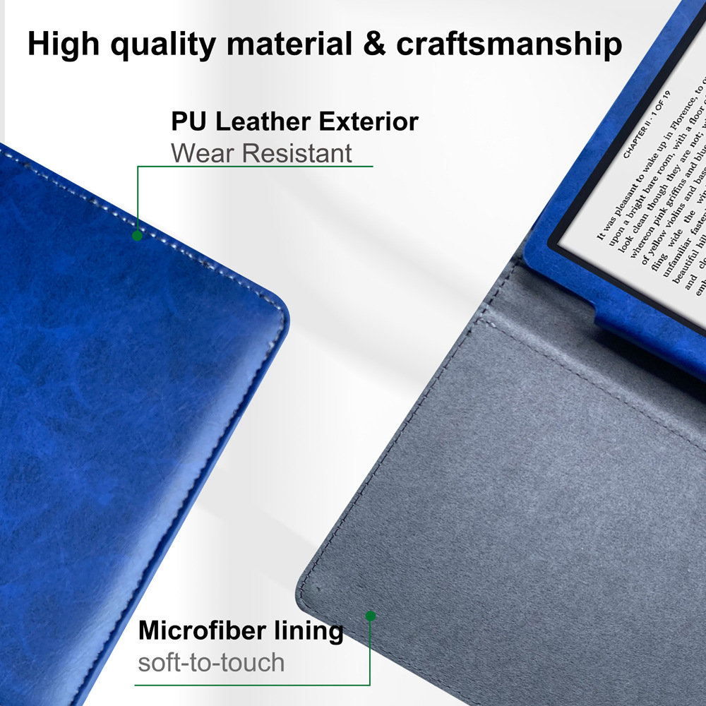 Tablet Case E-book Reader Cover with Magnetic Closure for Pocketbook Touch HD1/ HD2 PB631 - Image 2