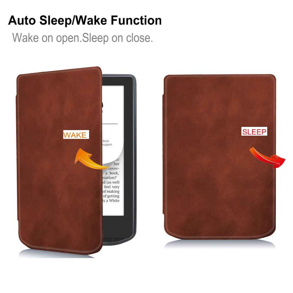 6‘’ E-Reader Tablet Case TPU Soft Cover with Magnetic Closure for Pocketbook Verse Pro PB634 - Image 4