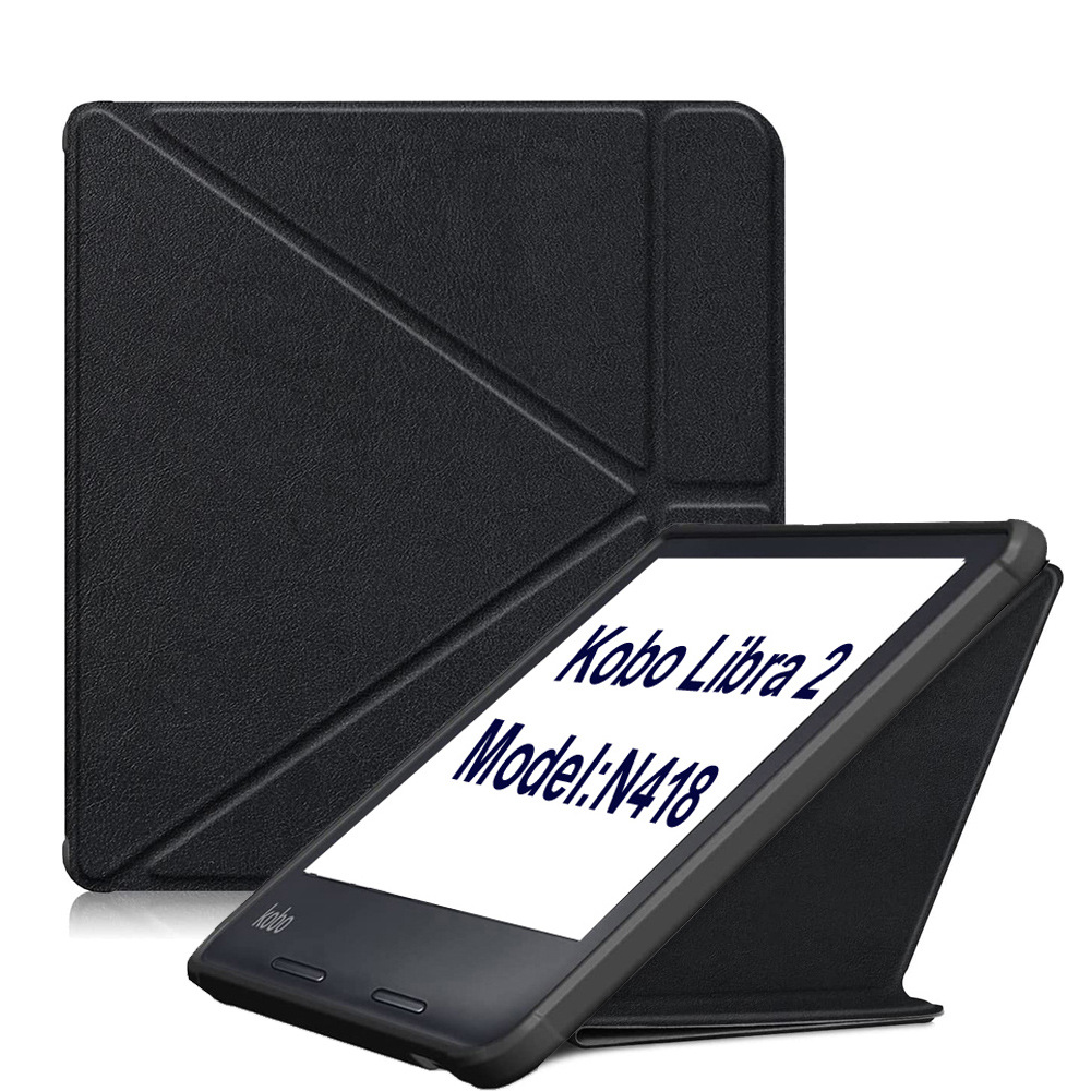7" TPU Soft Shell eBook Case with Transformers Magnetic Closure for Kobo Libra 2 (Model N418) - Image 2