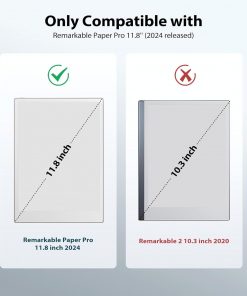 Alternative view of Premium 11.8" Slim Cover Tablet Case with Magnetic Closure for 2024 reMarkable Paper Pro
