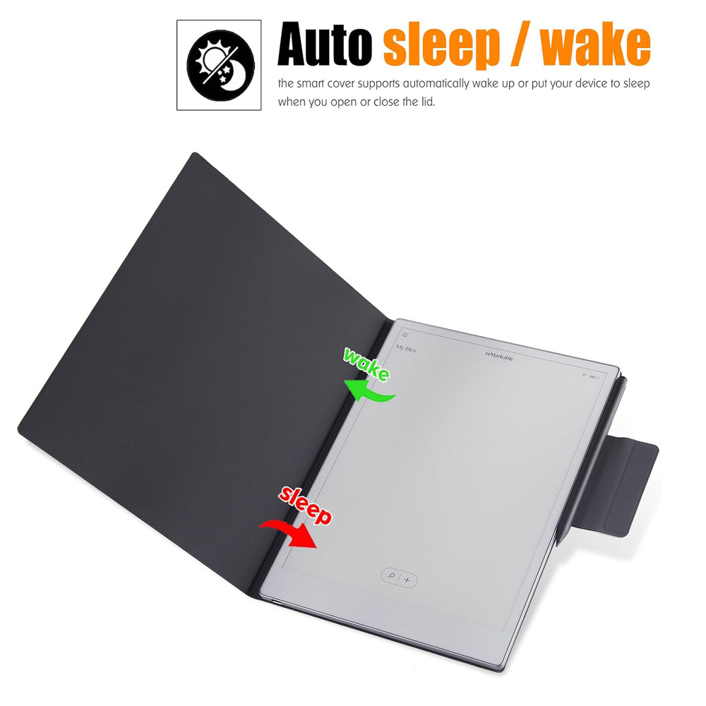 Premium 11.8" Slim Cover Tablet Case with Magnetic Closure for 2024 reMarkable Paper Pro - Image 3
