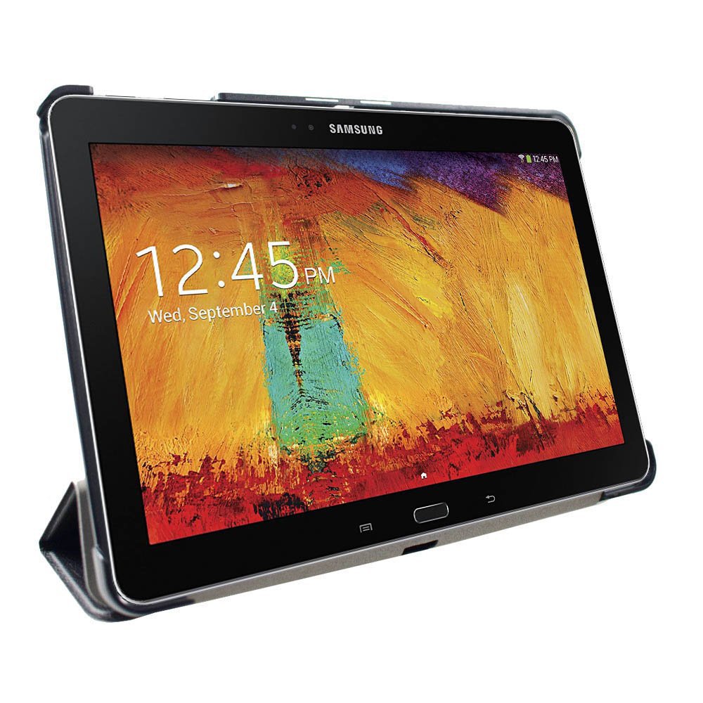 10.1" Tri-Fold Cover Soft leather Shell Folio case for Samsung Galaxy Note 10.1 SM-P601/ P600/ P605 (2014 edition) - Image 2