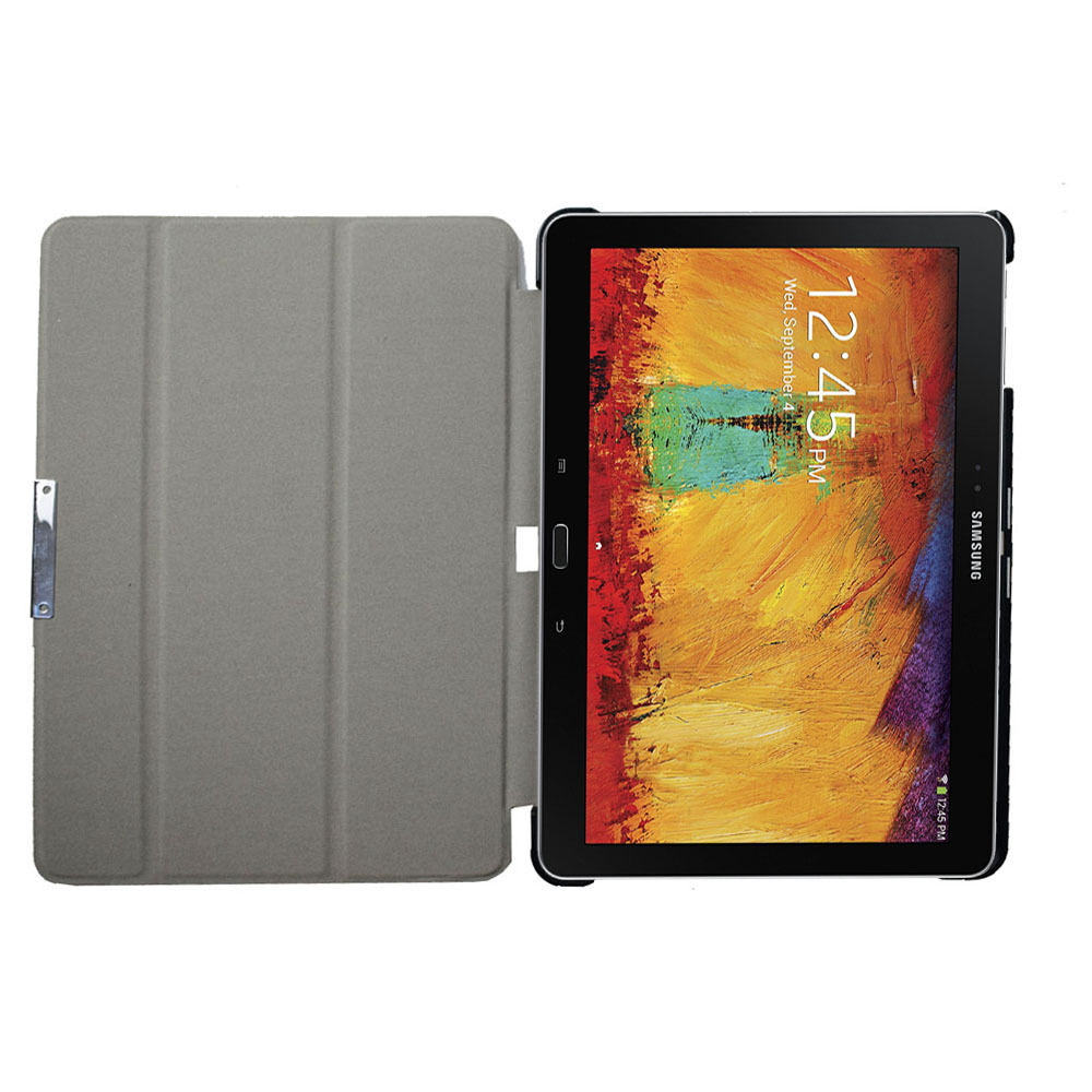 10.1" Tri-Fold Cover Soft leather Shell Folio case for Samsung Galaxy Note 10.1 SM-P601/ P600/ P605 (2014 edition) - Image 4