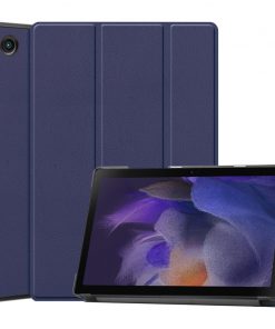 10.5" Tri-Fold Cover leather Shell Folio case for Samsung Galaxy Tab A8 10.5 (X200/ X205)
