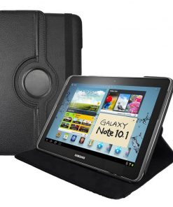 10.1" Rotating Folio Case Leather Shell Protective Cover for Samsung Galaxy Note 10.1 GT-N8000/ N8010 (2012 released)