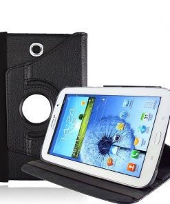 8" Rotating Folio Case Leather Shell Protective Cover for Samsung Galaxy Note 8.0 N5100/ N5110/ N5112 (2013 released)