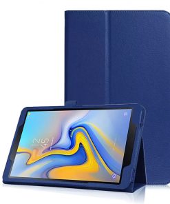 10.5" Foldable Stand Case Leather Shell Drop-Proof Protective Cover for Samsung Galaxy Tab A 10.5 (Model SM-T590/ T595)