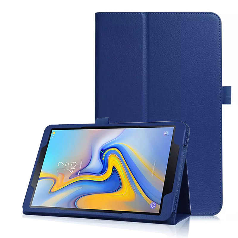 10.5" Foldable Stand Case Leather Shell Drop-Proof Protective Cover for Samsung Galaxy Tab A 10.5 (Model SM-T590/ T595)