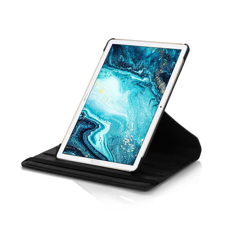 10.8" Rotating Folio Case Leather Shell Protective Cover for 2019 Huawei MediaPad M6 - Image 2