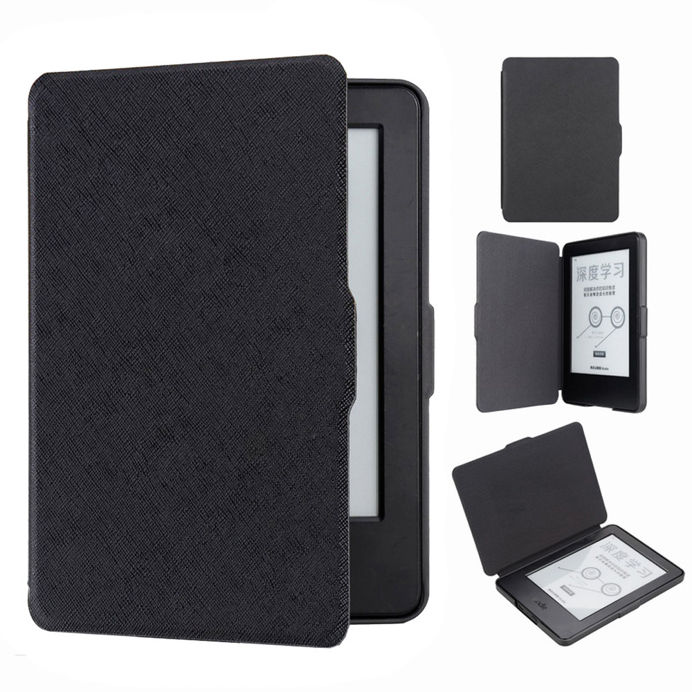 6" Leather Case Shockproof Shell E‑reader Cover for Kindle 7th Generation (2014 Release) – Model WP63GW