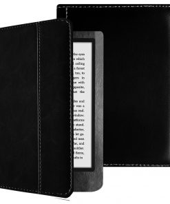 6" Leather Case Drop-Proof Protective Cover Flip Shell for Kindle 7th Generation-Model WP63GW