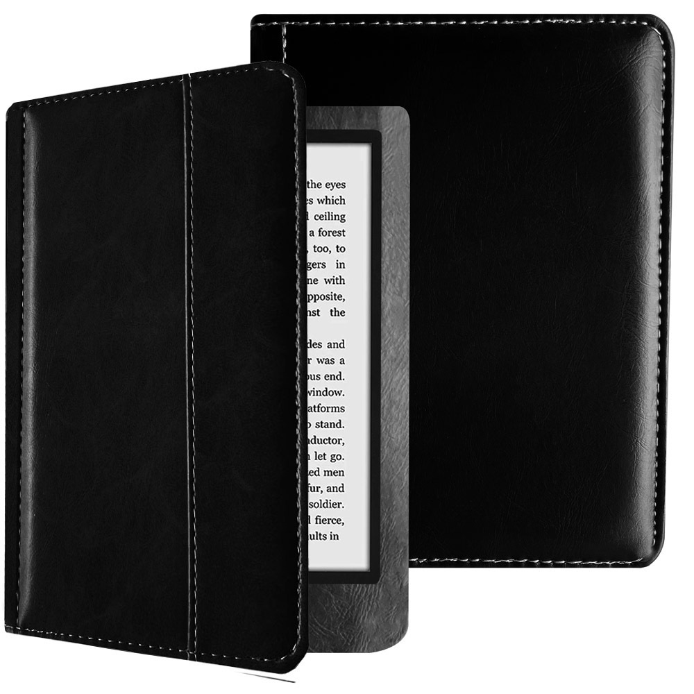 6" Leather Case Drop-Proof Protective Cover Flip Shell for Kindle 7th Generation-Model WP63GW