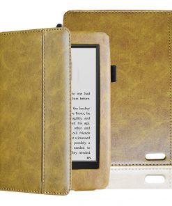 6" Leather Case Drop-Proof Protective Cover for Kindle Paperwhite 1/ 2/ 3