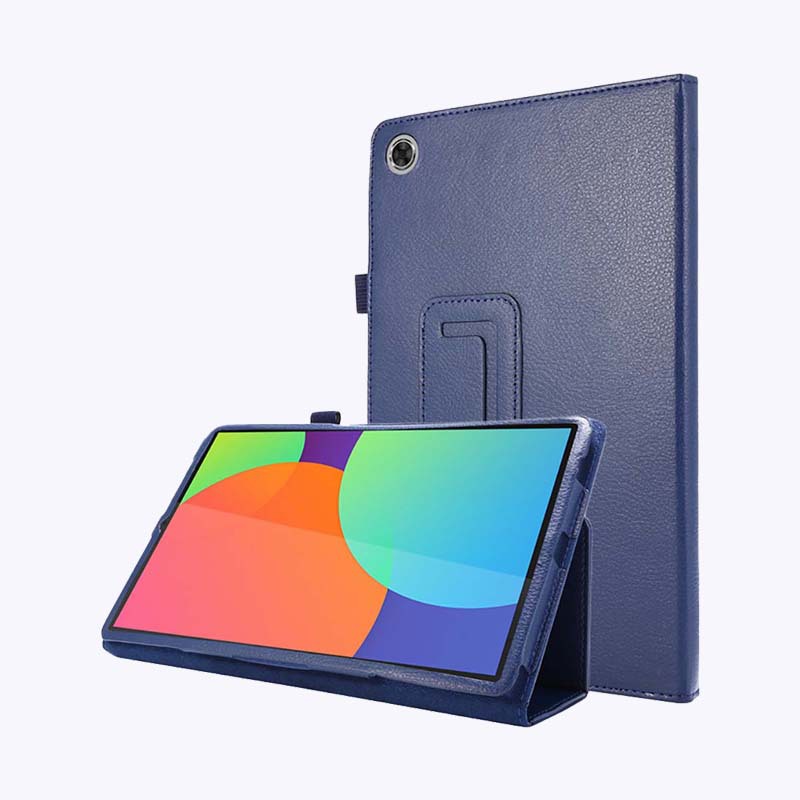 10.3" Two-Fold Folio Stand Case Back Clip Shell Protective Cover for Lenovo Tab M10 Plus (X606F/ X606X)