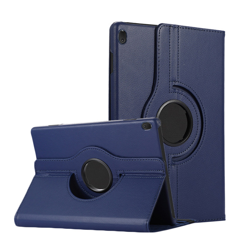 10.1" Rotating Folio Case Protective Leather Cover for Lenovo Tab M10 TB-X605F/ L/ M