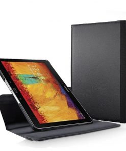 10.1" Rotating Folio Case Leather Shell Protective Cover for Samsung Galaxy Note 10.1 SM-P600/ P601 (2014 edition)