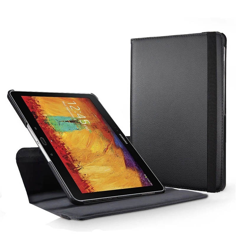 10.1" Rotating Folio Case Leather Shell Protective Cover for Samsung Galaxy Note 10.1 SM-P600/ P601 (2014 edition)