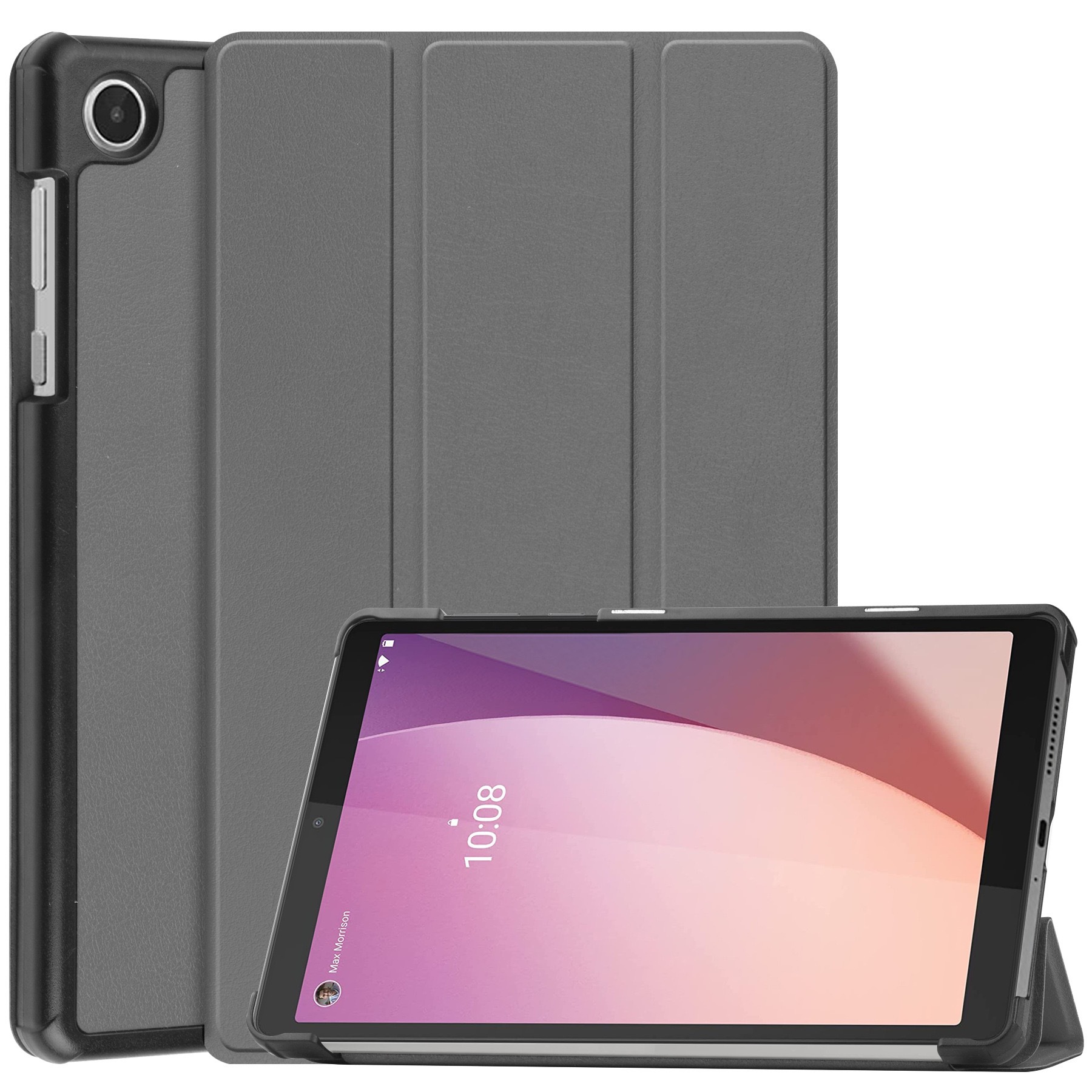 8" Premium Smart Case Slim Shockproof Leather Cover for Lenovo Tab M8 4th Gen - Image 13