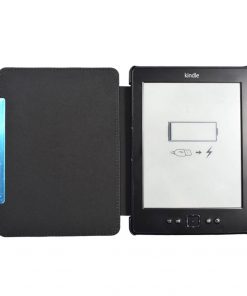 Alternative view of 6" Leather Case Drop-Proof Protective Cover Magnetic Shell for Kindle 4 /Kindle 5 (Model D01100)
