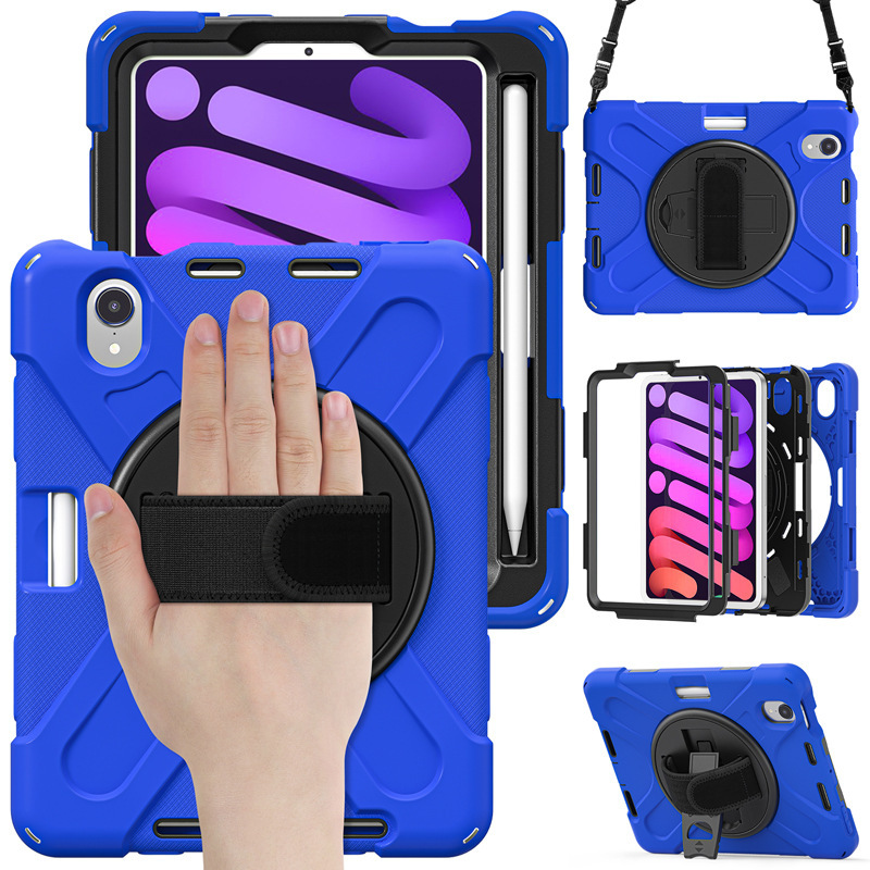 8.7" Drop-proof Stand Case Tablet Protective Cover Hand Strap Shell for Samsung Galaxy Tab A7 Lite 8.7 (SM-T220/ T225) - Image 8