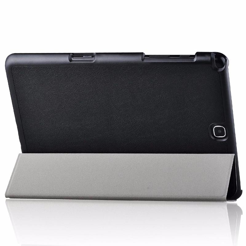 9.7" Tri-Fold Cover Soft leather Shell Folio case for Samsung Galaxy Tab A (Model SM-T550/T555/P550) - Image 5