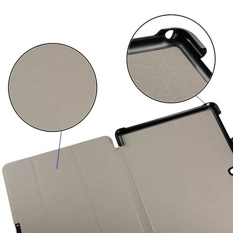 9.7" Tri-Fold Case Magnetic Full-Body Protective Cover Folio Shell for Samsung Galaxy Tab S2 9.7 (T810/ T815) - Image 7