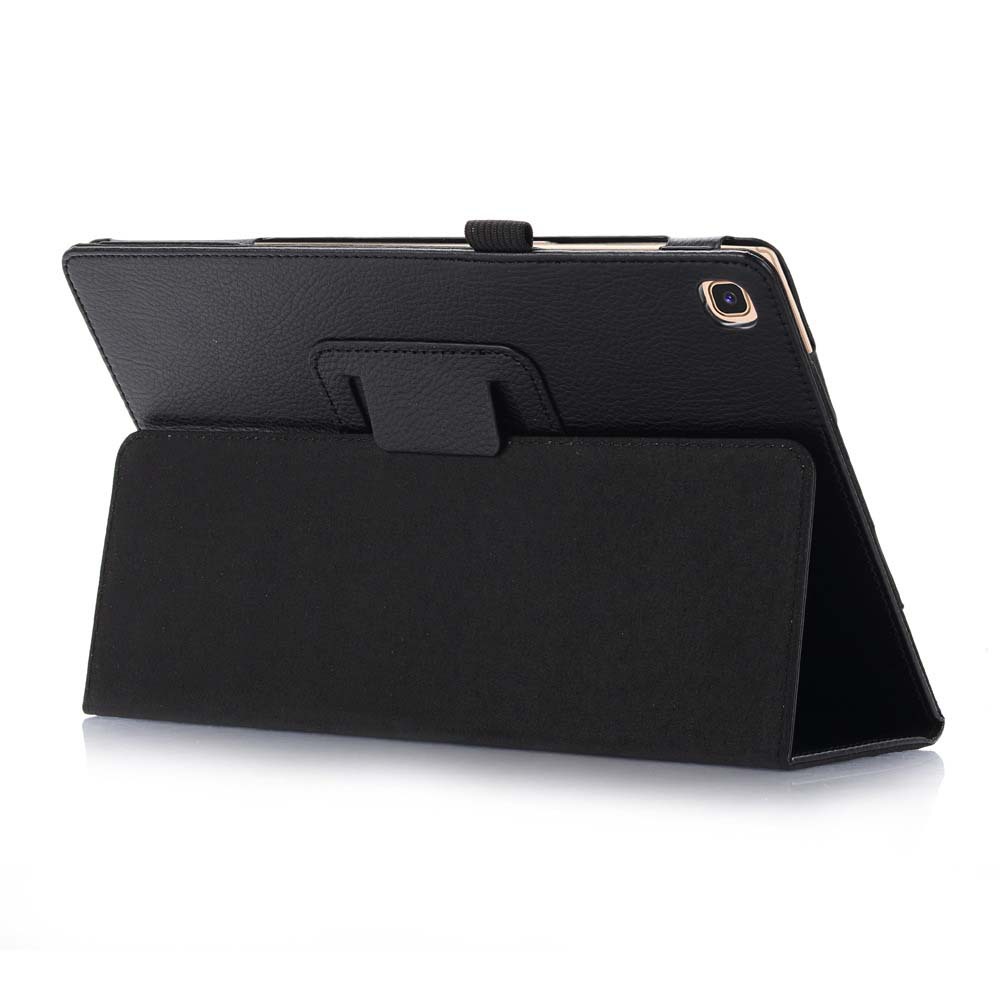 10.1" Two-Fold Folio Stand Case Litchi pattern Shell Drop-Proof Protective Cover for 2019 Samsung Galaxy Tab A 10.1 (SM-T510/ T515) - Image 4