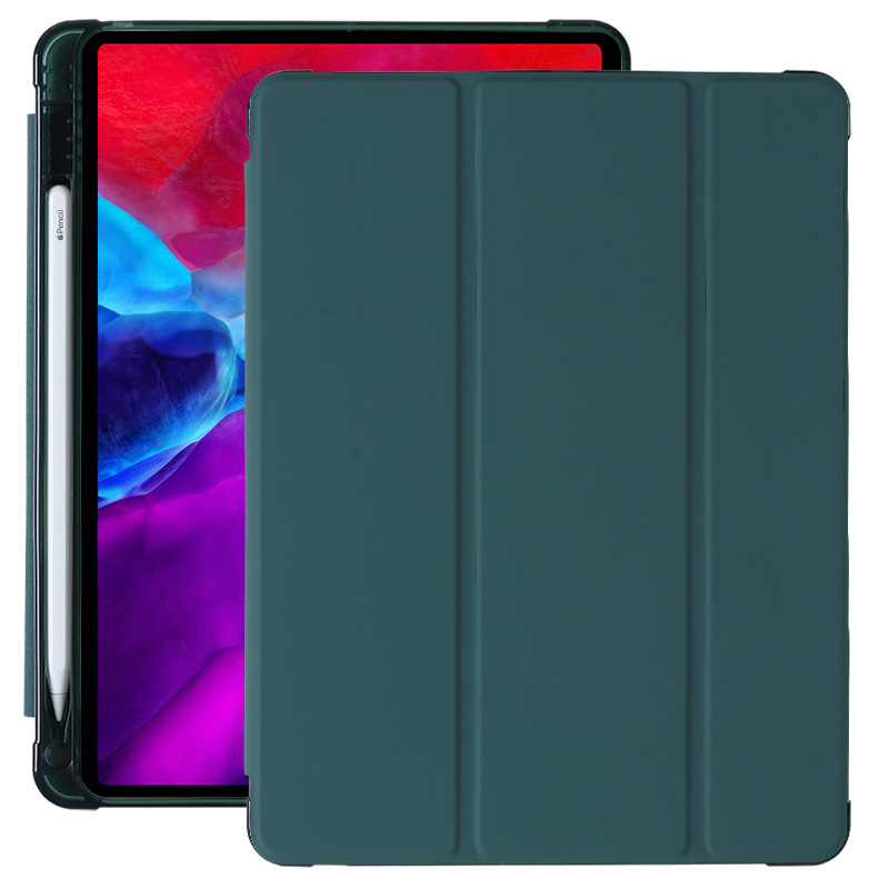 10.5" Tri-Fold Case Soft TPU leather Shell folio Cover with pen holder for Apple iPad Pro (Model A1701 A1709 A1852) - Image 11