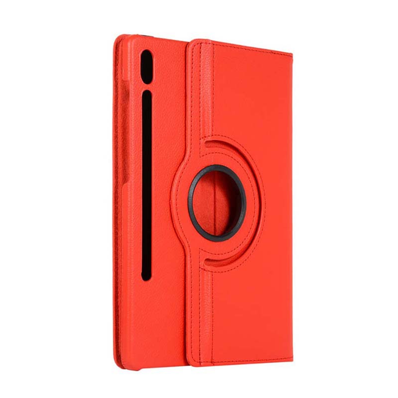 12.4" Rotating Folio Case Leather Shell Protective Cover for Samsung Galaxy Tab S8 Plus (X800/ X805) - Image 10