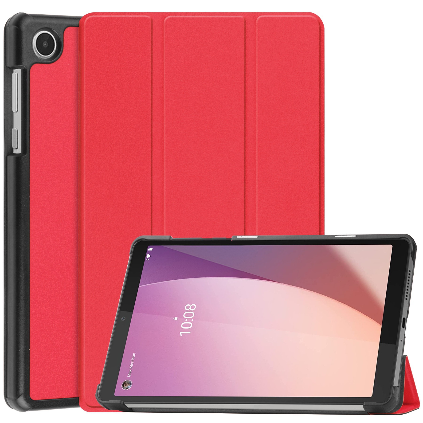 8" Premium Smart Case Slim Shockproof Leather Cover for Lenovo Tab M8 4th Gen