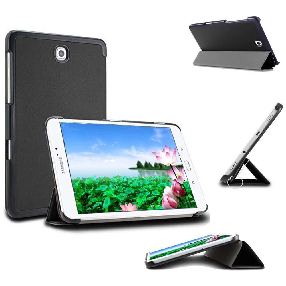 8" Tri-Fold Case Magnetic Protective Cover Folio Shell for Samsung Galaxy Galaxy Tab S2 8.0 (SM-T710/ T715/ T713/ T719)