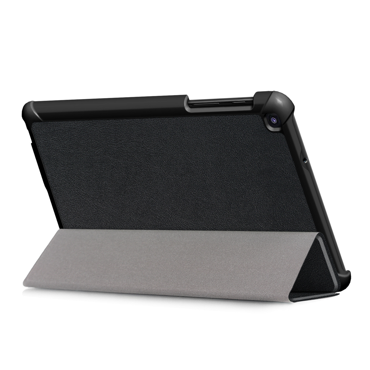 8" Tri-Fold Cover leather Shell Folio case for 2019 Samsung Galaxy Tab A 8.0 with S pen (SM-P200/ P205) - Image 3