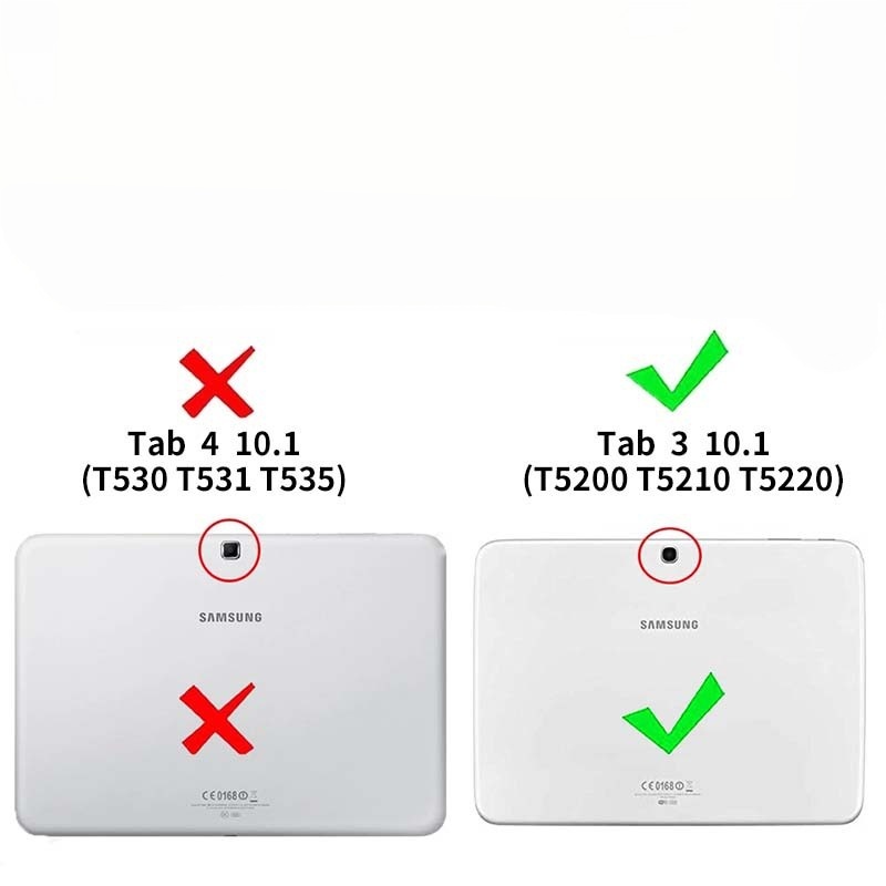 10.1" Tri-Fold Cover Soft leather Shell Folio case for Samsung Galaxy Tab 3 GT-P5200/ P5210 - Image 9